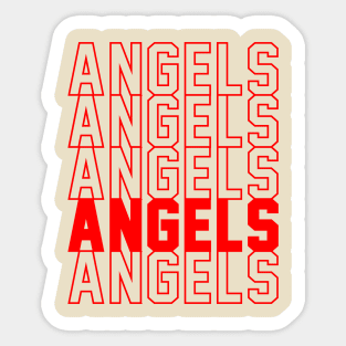 ANGELS Sticker